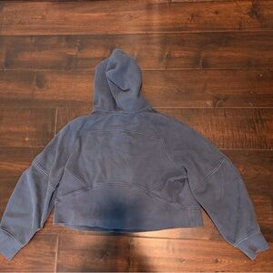 Lululemon Cropped Hooded Sweatshirt - Blue